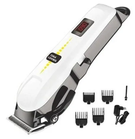 Máquina Recortadora Inalámbrica Profesional Para Cabello Gm-6661 Blanca