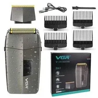 Maquina Profesional Shaver And Trimmer 2 En 1 Vgr V-086 Para Cabello Y afeitadora