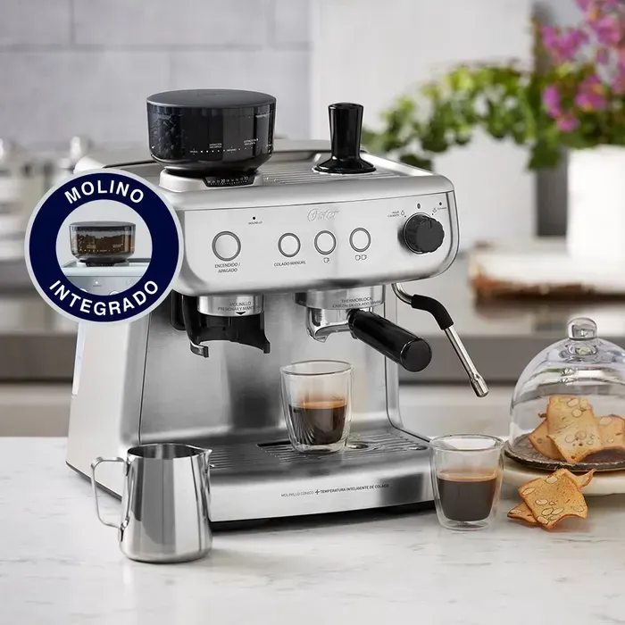 Cafetera Espresso Oster Perfect Brew Molino Integrado BVSTEM7300