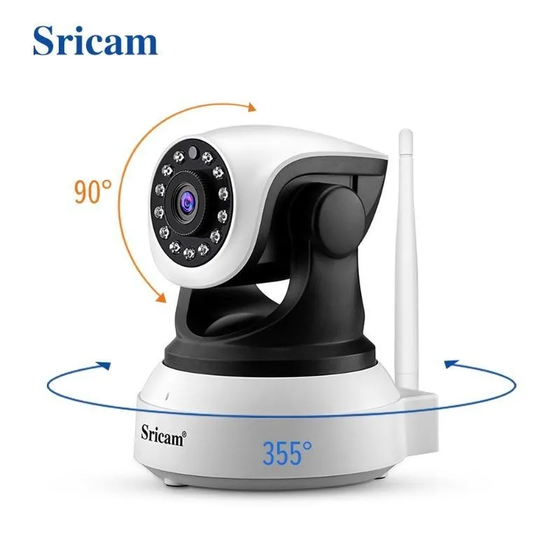 Sricam Cámara De Seguridad Ip Wifi 1080p P2p Infrarroja 360 SP017