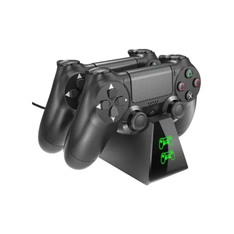 Cargador Base Carga Dual Para Controles Ps4 Pro Slim Soporte