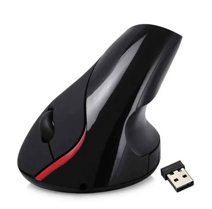 Mouse vertical recargable Weibo WB-881 negro Ergonomico