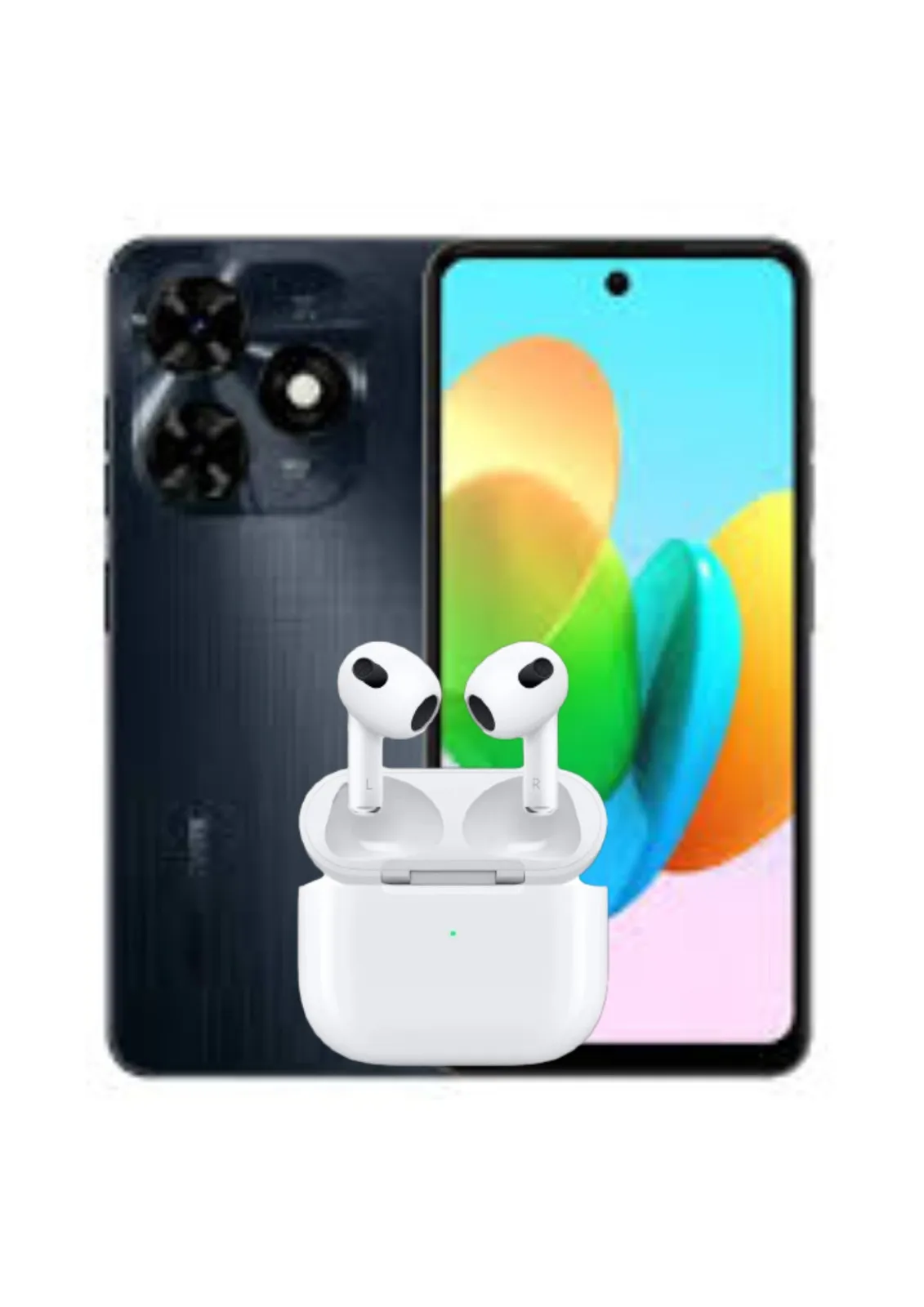 Celular Tecno Spark 20c 256 Gb 8 Ram Negro + Airpods Obsequio