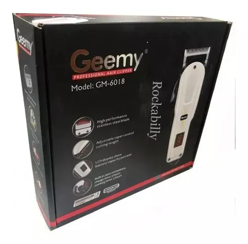 Maquina Corta Pelo Pro Gemei Gm-6018 Peluquera Inalambrica Cabello