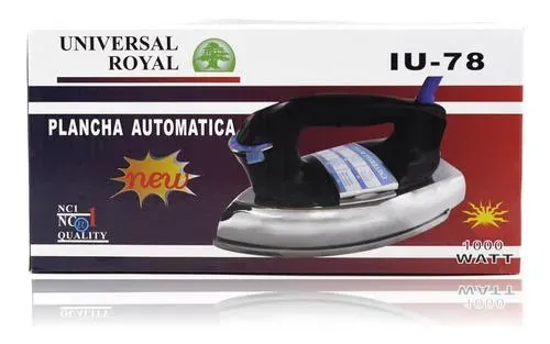 Plancha Para Ropa Automática Universal Royal Iu-78