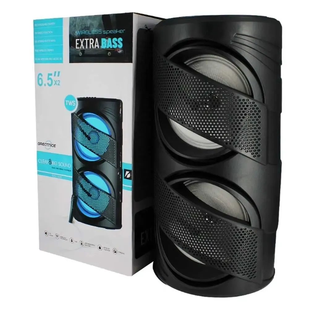 Parlante Bluetooth Altavoz GTS-1309 6.5X2