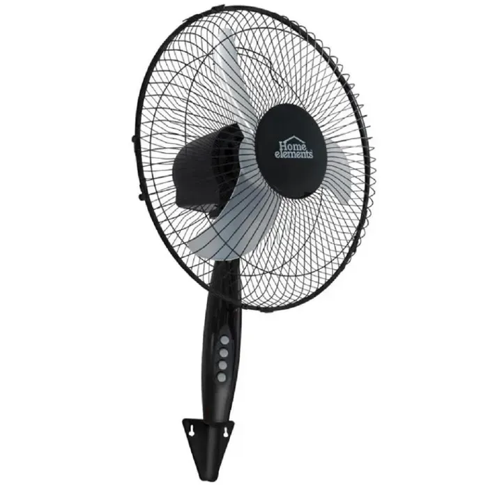 Ventilador 3 En 1 Home Elements 16” Rejilla Metálica Negro HECRSF-16BIN