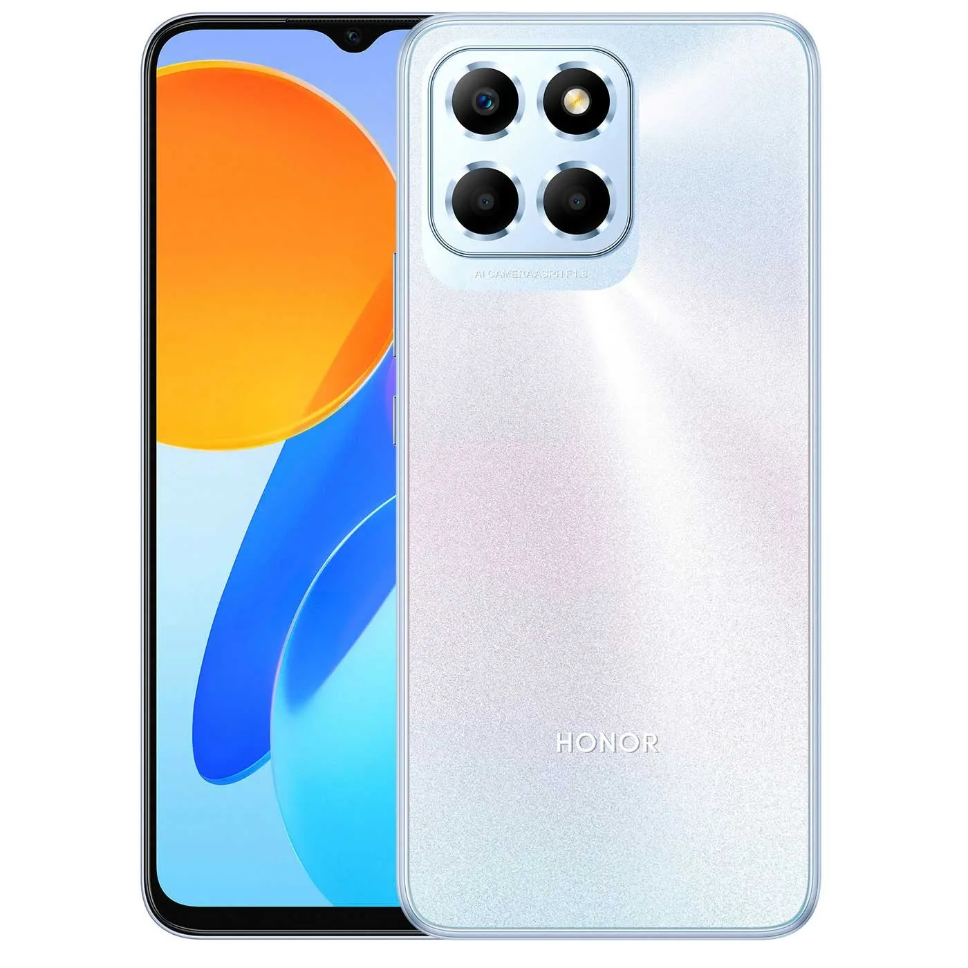 Celular HONOR X6 64GB Gris + Audifonos 