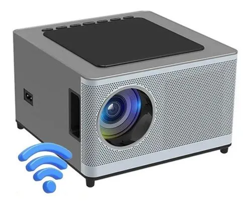 Proyector Led Smart Video Beam Y8 Full Hd Android 9 + 2000lm