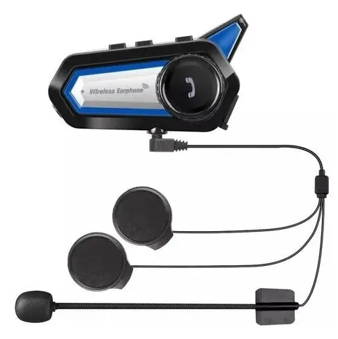 Intercomunicador Audífono Mic Casco Moto Ip67 Universal Bt31