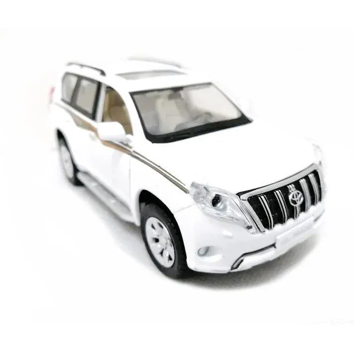 Juguete Camioneta Toyota Land Cruiser Escala 1:24 Original Blanca