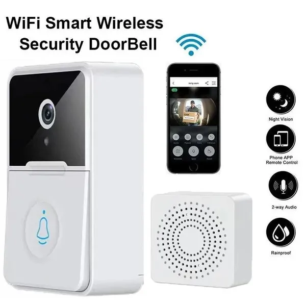 Mini Video Portero Timbre Inteligente USB WIFI Seguridad Inalambrico Mini-Doorbell