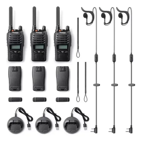 Radio Walkie Talkie Baofeng X3 Bateria 1500 Mah E88