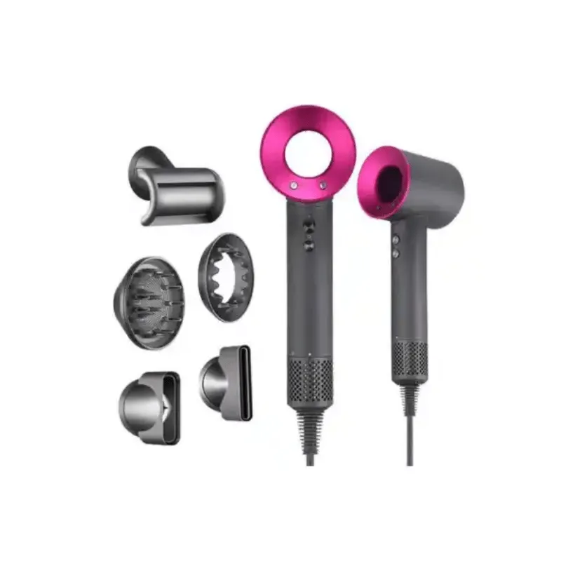 Secador De Cabello Dyson Supersonic (Níquel/Fucsia) Replica