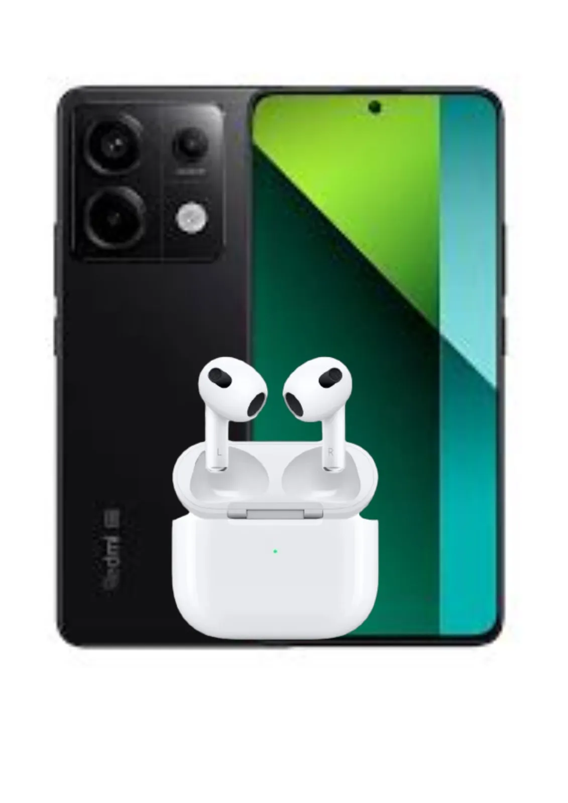 Celular Xiaomi Redmi Note 13 Pro 5g Dual Sim 256 Gb Negro 8 Gb Ram + AirPods Obsequio