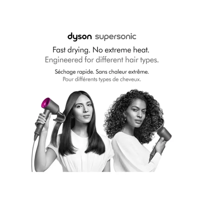 Secador De Cabello Dyson Supersonic (Níquel/Fucsia) Replica