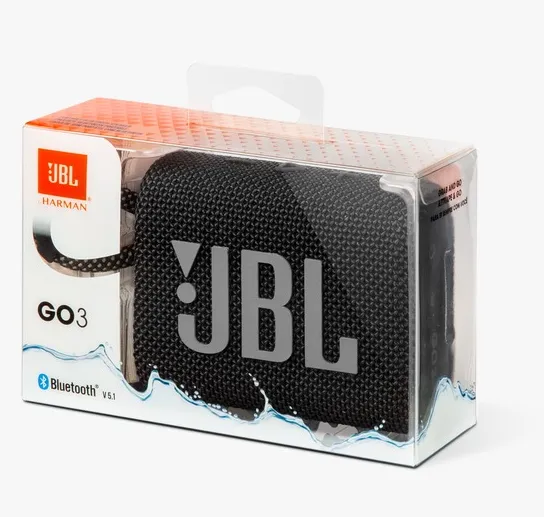 Parlante JBL GO3  Aaa Negro