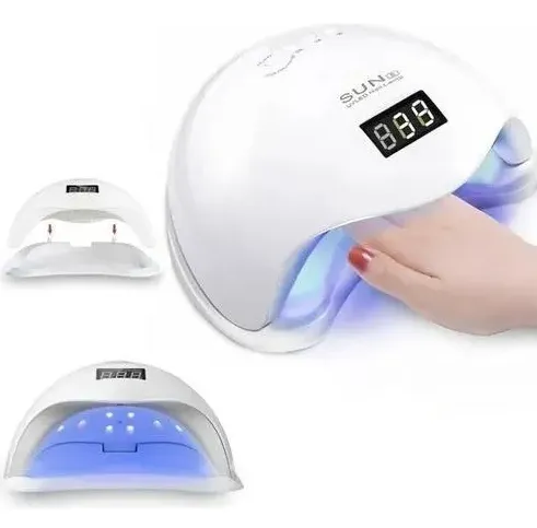 Lampara Secador De Uñas Lampara Uv Led 48w Temporizador