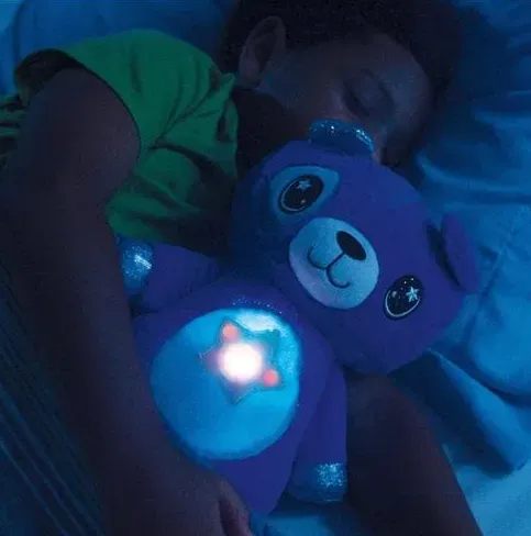 Peluche Luminoso Proyector De Estrellas Star Belly Unicornio Con Música