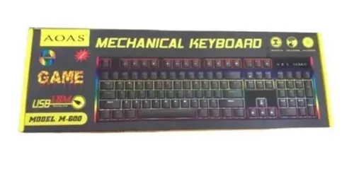 Teclado Gamer Mecánico Retroiluminado Rgb M600 Con Ñ