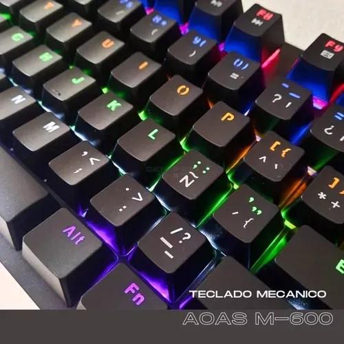 Teclado Gamer Mecánico Retroiluminado Rgb M600 Con Ñ