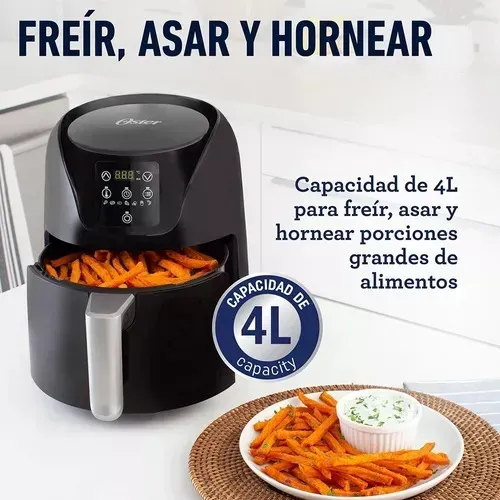 Freidora De Aire Digital Oster Con Capacidad De 4L CKSTAF40DDF