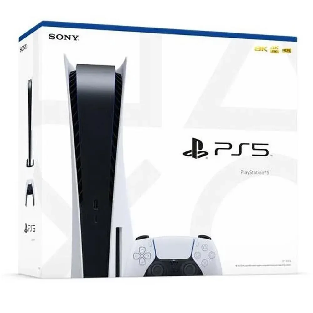Consola PS5 Estándar 825GB + 1 Control Dualsense + Un Juego 