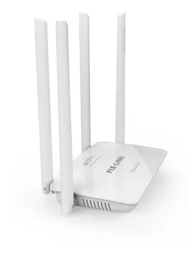 Router 4 Antenas Pix-Link LV-WR08 blanco