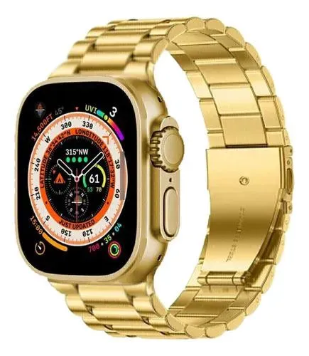 Reloj Inteligente Smartwatch X8 Ultra Max - Golden Edition + Pulso Negro