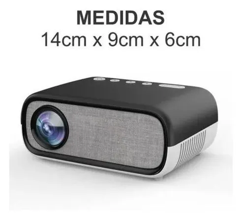 Mini Proyector Led Video Beam 800lm Hd 1080p Hdmi Usb Yg280