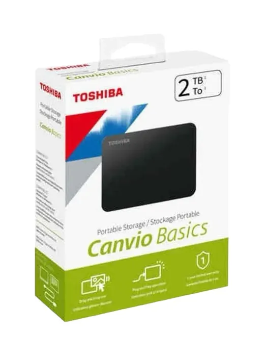 Disco Duro Externo 2TB Toshiba Canvio Basic Usb 3.0 SuperSpeed