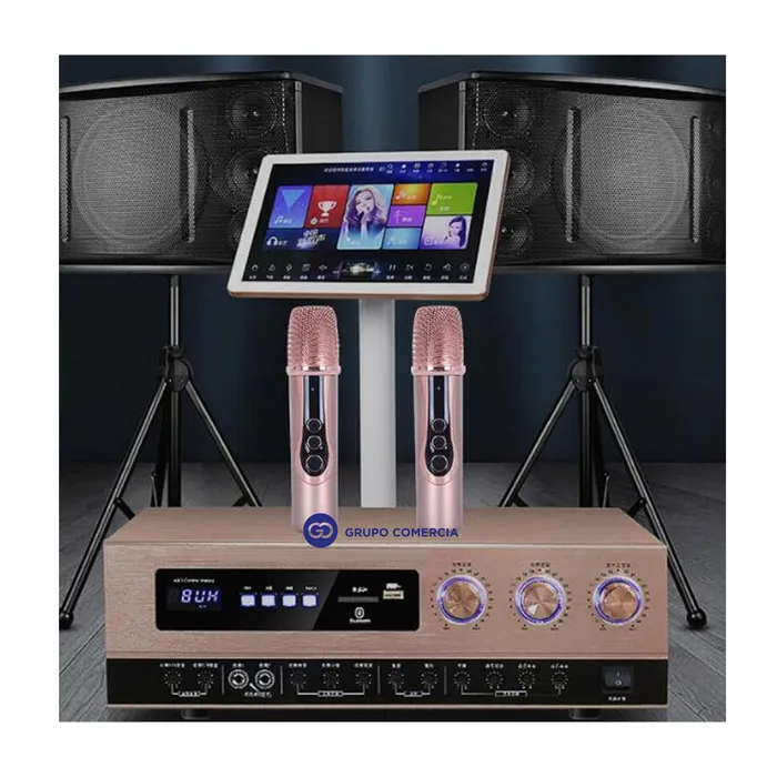 Micrófono Karaoke Inalámbrico Receptor Universal Recargable