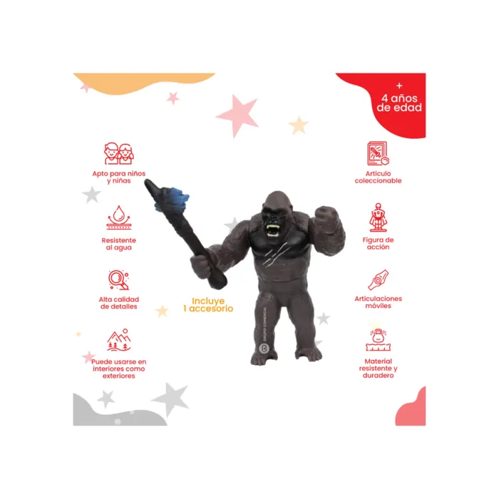 Juguete Blister De King Kong Vs Godzilla 2 Figuras