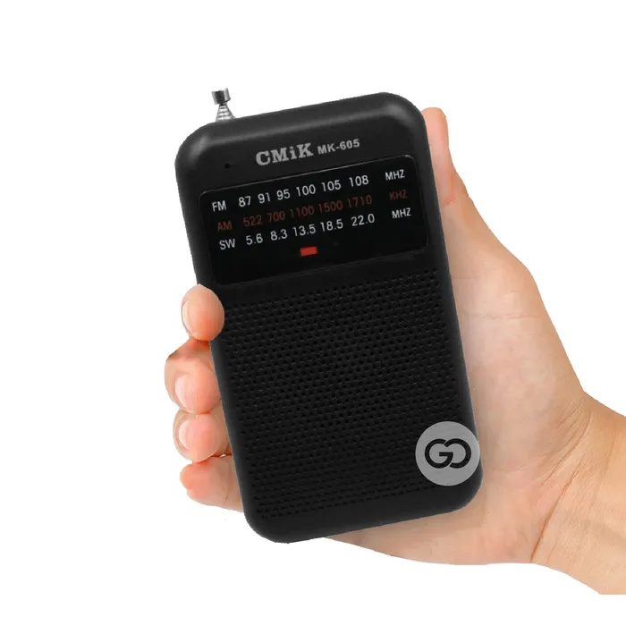 Mini Radio De Bolsillo Banda Fm / Am/ Sw Antena Pilas Aa