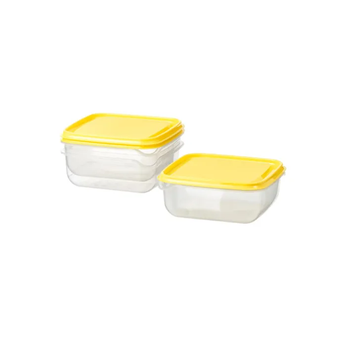 Set X3 Tupper Porta Comidas 600ml Libre Bpa Multifuncion