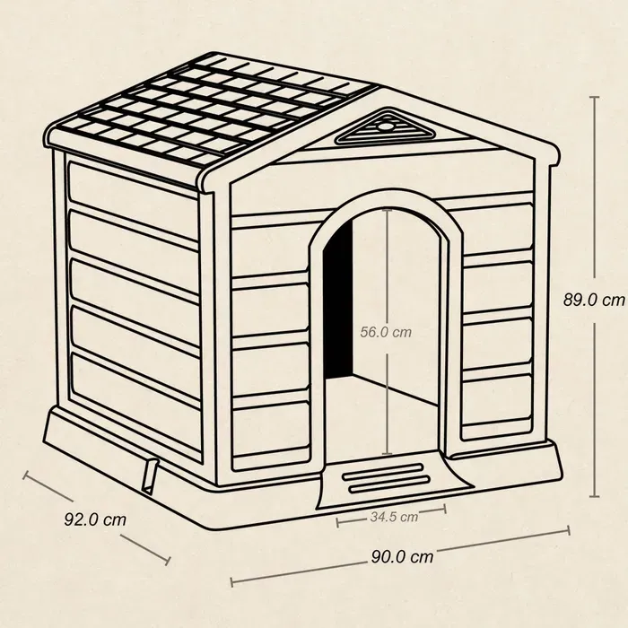 Casa para Perro Razas Grandes Rimax