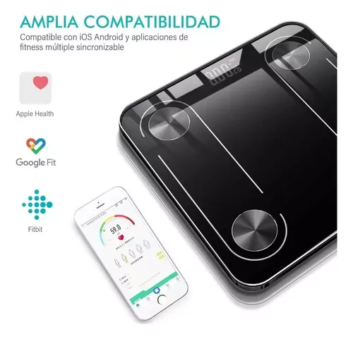 Báscula De Grasa Corporal Escala Inteligente Bluetooth 