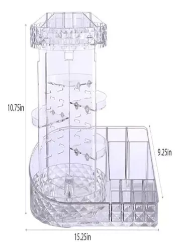 Organizador Maquillaje Acrílico 360 Giratorio