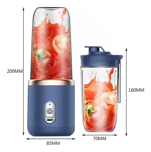 Licuadora Portatil Para Batidos Y Jugos Recargable