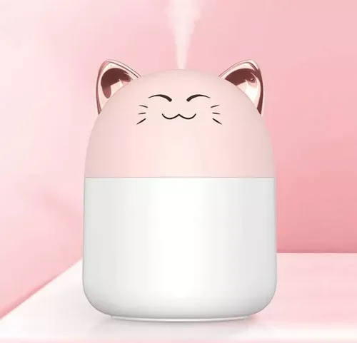 Humidificador Gato Usb Ultrasónico Difusor Ambientador