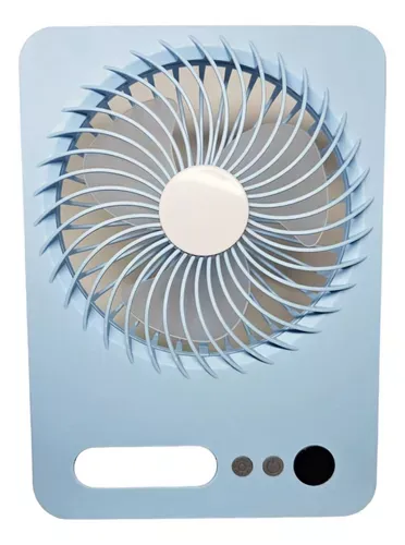 Ventilador Lampara De Escritorio Usb Plegable Jk-f668 Azul