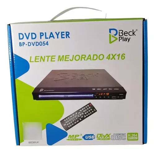 Reproductor Lector DVD Multiformatos Puerto Usb Vcd Hdcd Mp3