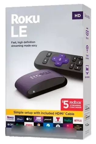 Roku LE 3930S4 estándar Full HD 32MB negro y violeta