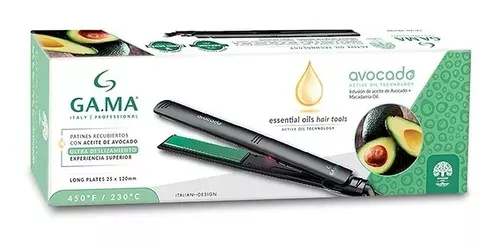 Plancha Para Cabello Gama Essencia Avocado Aguacate Original.