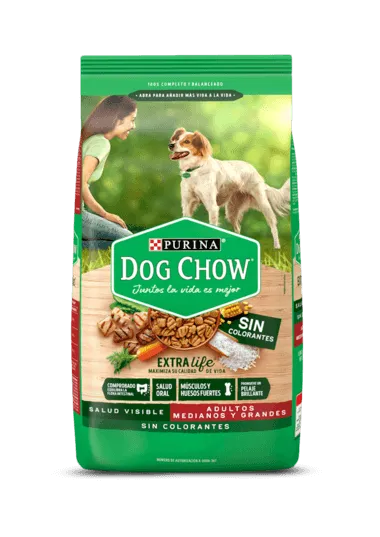 Comida Para Perros Dog Chow Sin Colorantes Adultos Medianos Y Grandres 8 Kg