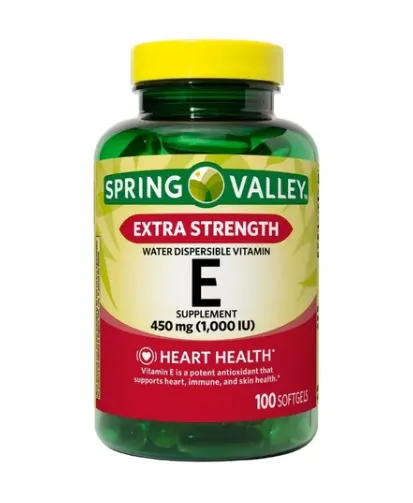 Spring Valley Vitamina E Para El Corazón 100 Softgels 