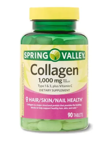 Colageno Spring Valley 1000mg 90 Tabletas 