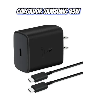 Cargador Samsung 45w + Obsequio Soporte De Pared Para Celular