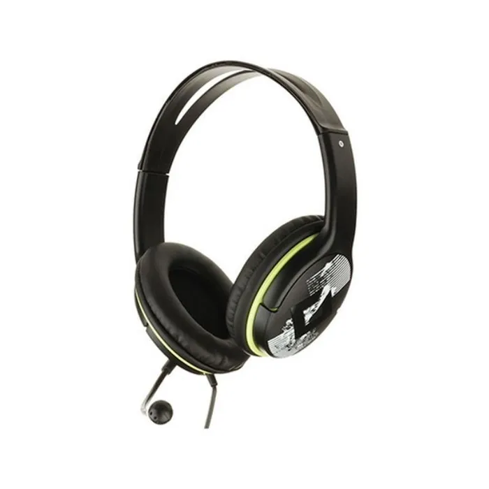 Audifono Diadema Genius Hs-400a 2 Plug 3.5mm Verde/Negro