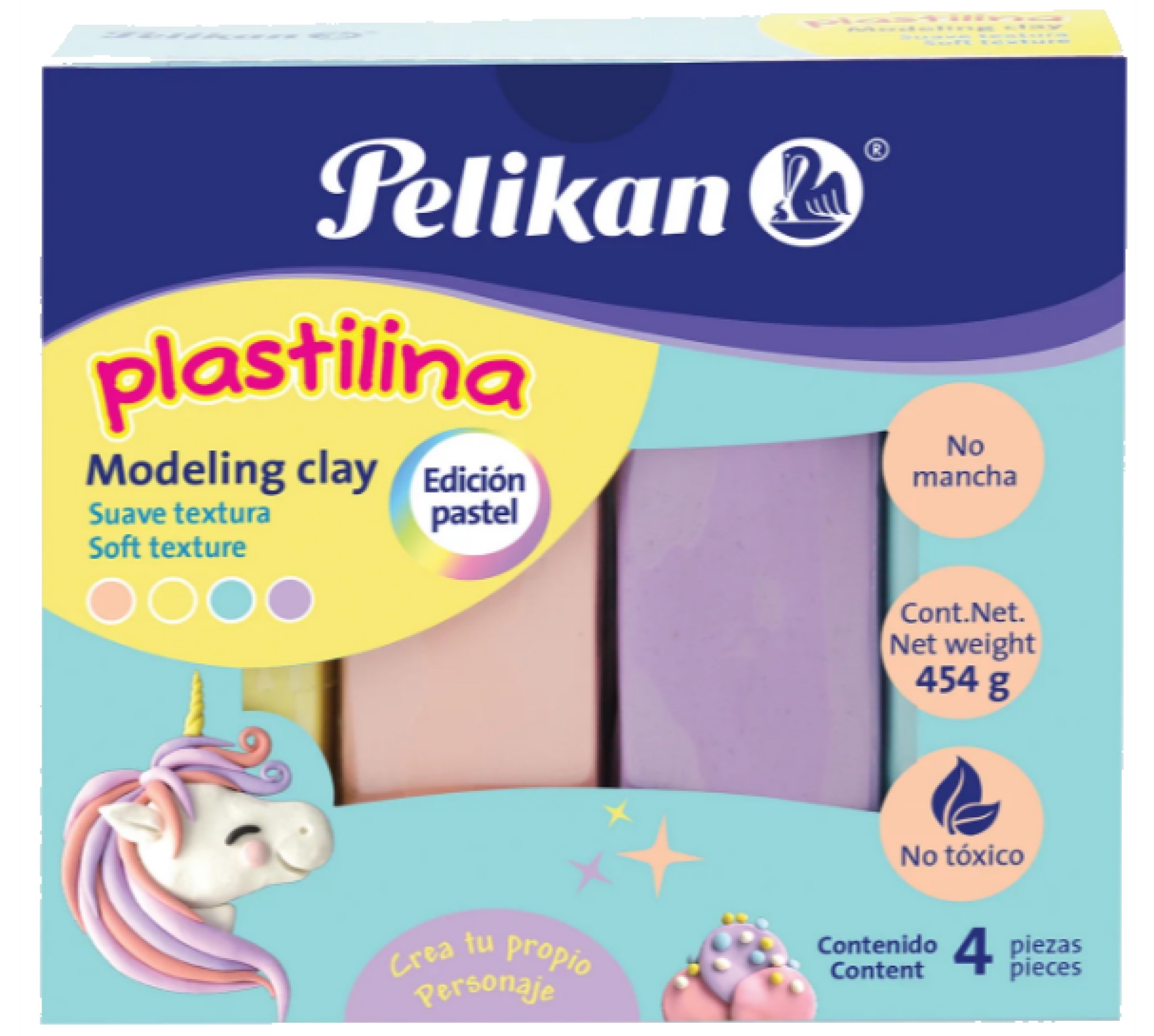 Plastilina Pastel X Und Gr Pelikan Luegopago